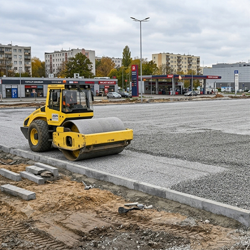 Utwardzenie parkingu kruszywem